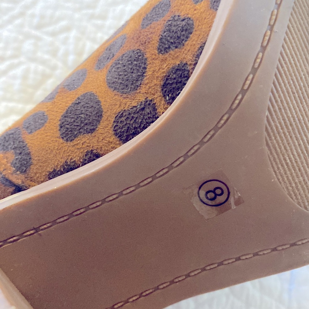 Boutique by Corky’s leopard print booties size 8 - Picture 6 of 6
